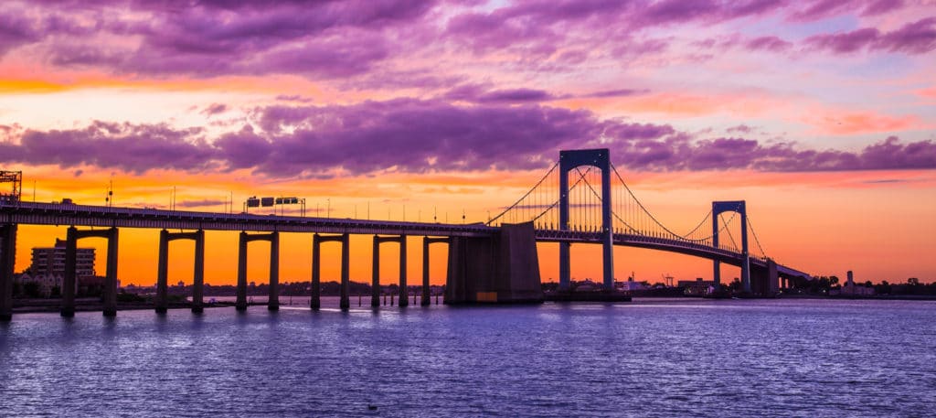 Throgs Neck Bridge in Queens, NY