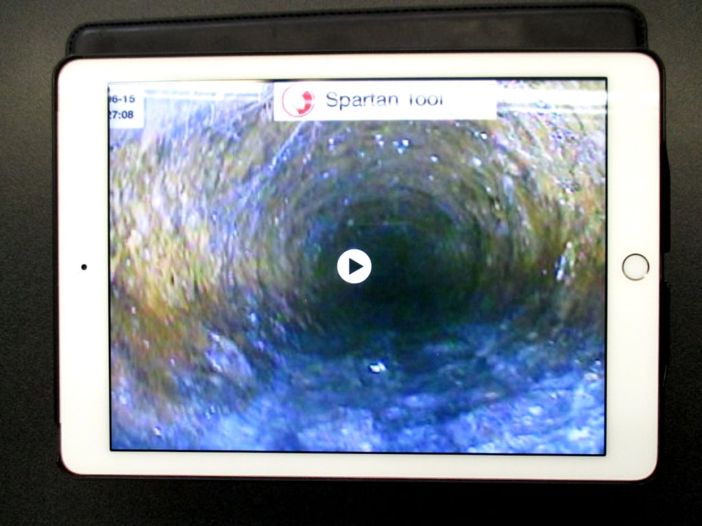 ipad sewer video