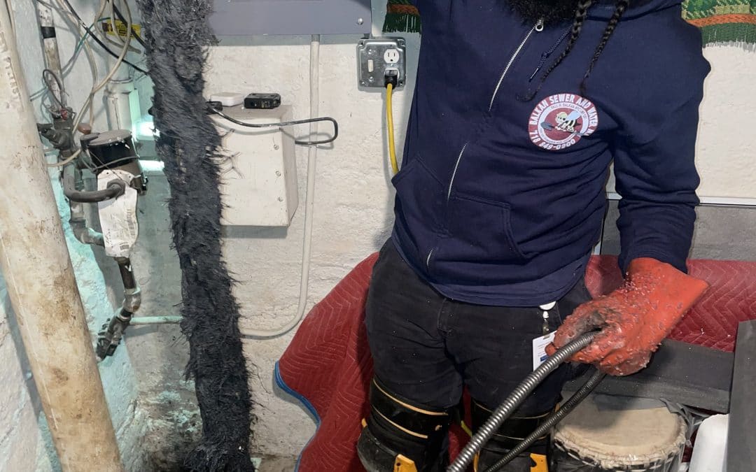 A Sewer Rodding Machine Clears Out Tough Clogs, Such As Root Stoppages